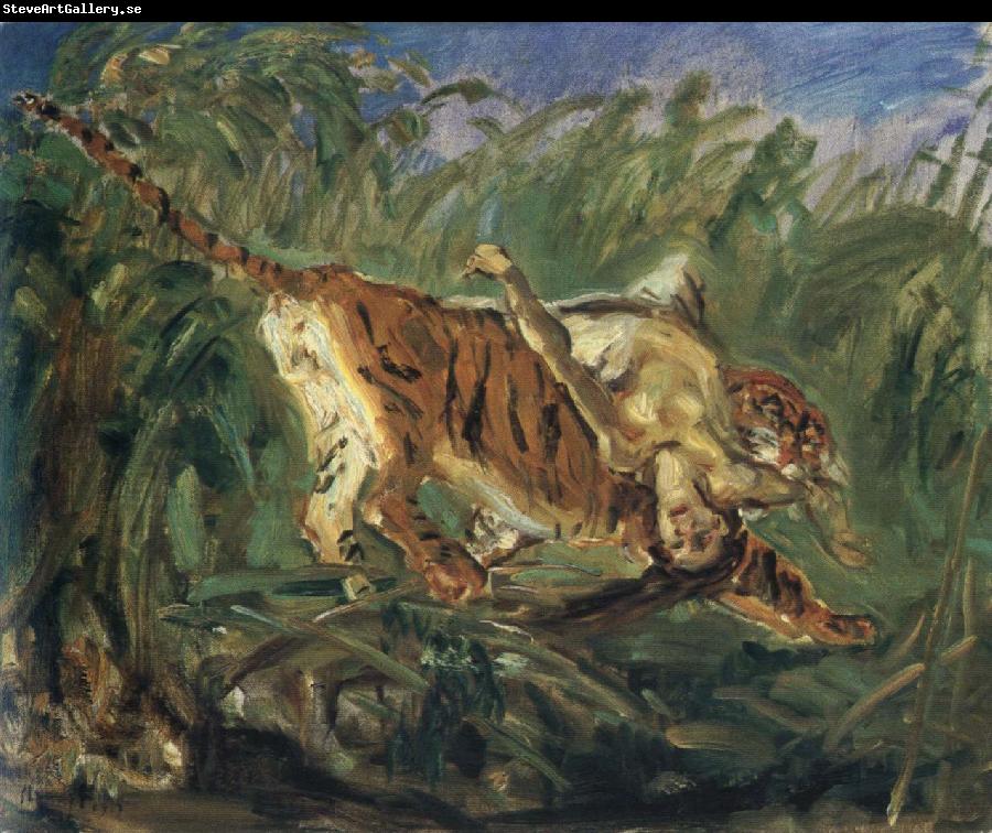 Max Slevogt tiger in the jungle